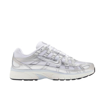 Nike P 6000 White Blue Tint Sail Metallic Silver