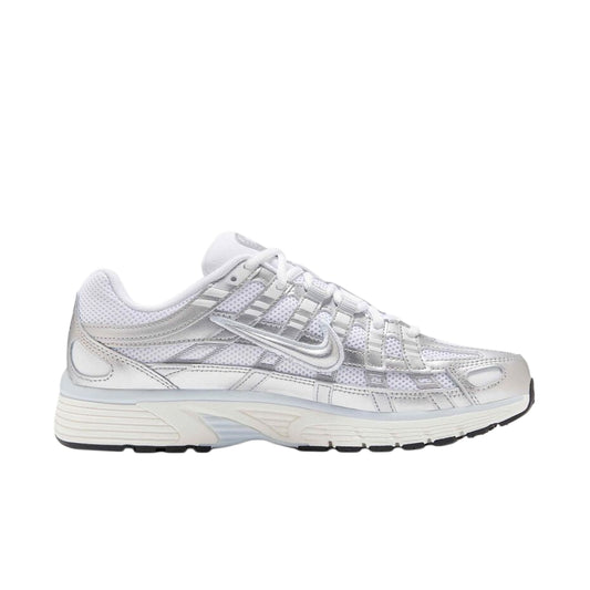 Nike P 6000 White Blue Tint Sail Metallic Silver