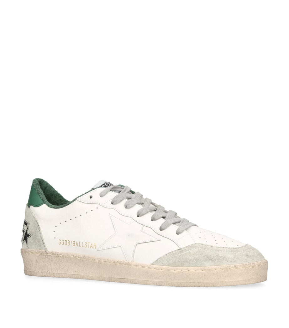 Golden Goose Ball Star sneakers in the White Ice Green