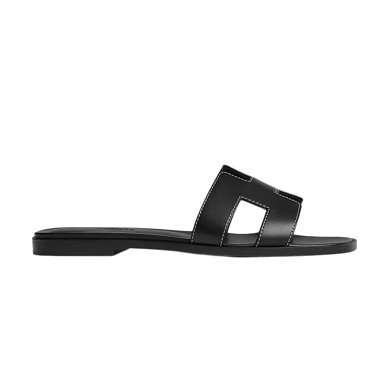 Hermes Oran Sandal Noir