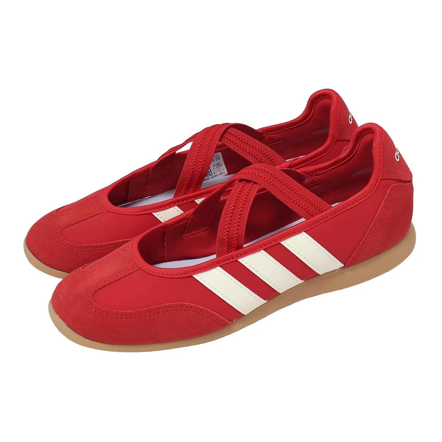 Adidas Barreda Mary Jane Better Scarlet Off White ballet falts