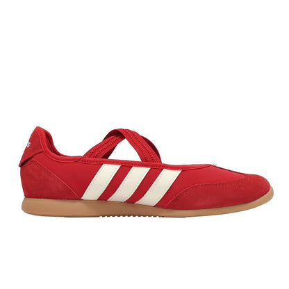 Adidas Barreda Mary Jane Better Scarlet Off White ballet falts
