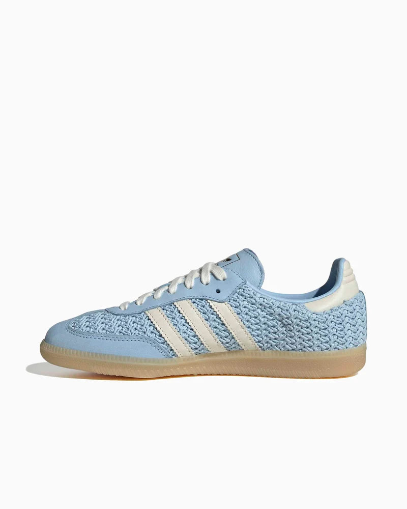 Adidas Samba braided fabric Blue Sneakers