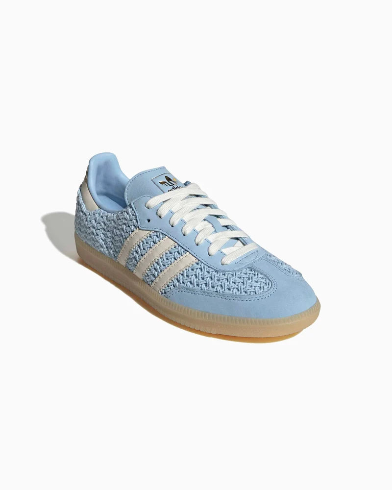 Adidas Samba braided fabric Blue Sneakers