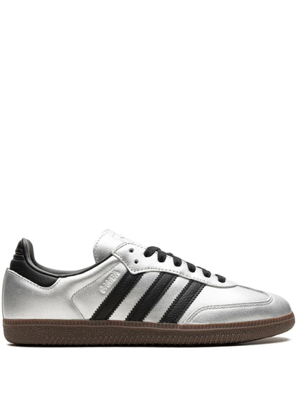 Adidas Samba Silver Metallic Black Gum_Unique Store
