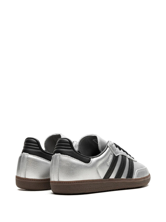 Adidas Samba Silver Metallic Black Gum