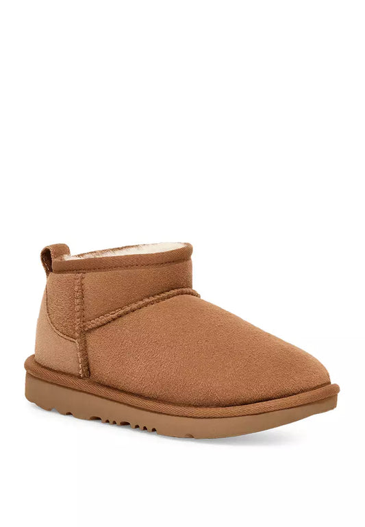 UGG Kids Classic Ultra Mini Boot Brown Suede