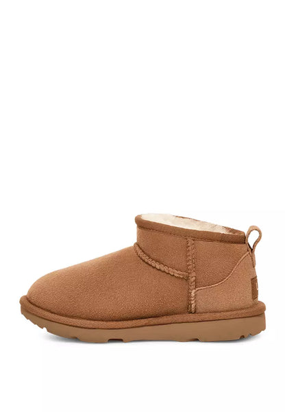 UGG Kids Classic Ultra Mini Boot Brown Suede