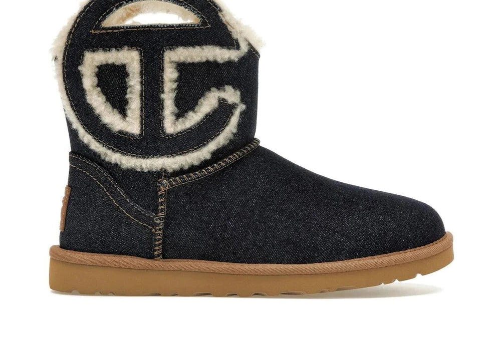 UGG x Telfar Logo Denim Mini Boot Kids