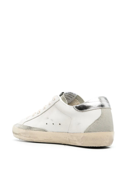 Golden Goose Super-Star with Gold star and Sliver heel tab Sneakers